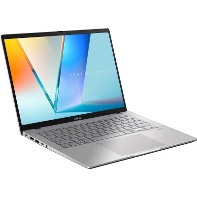 Ноутбук ASUS Vivobook S 14 M3407HA-SF079 14" WUXGA OLED, AMD R5-220, 16GB, F512GB, UMA, NoOS, Сріблястий (90NB16E2-M00700)