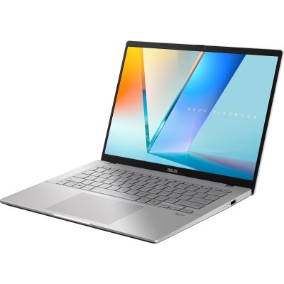 Ноутбук ASUS Vivobook S 14 M3407HA-SF079 14" WUXGA OLED, AMD R5-220, 16GB, F512GB, UMA, NoOS, Сріблястий (90NB16E2-M00700)