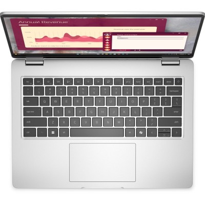 Ноутбук Dell Pro 14 14" FHD+ IPS AG, Intel U7-255U, 32GB, F512GB, UMA, Lin, сріблястий (BTO108PC14250UA_UBU)