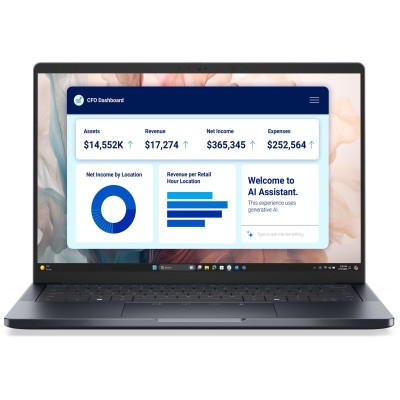 Ноутбук Dell Pro 14 Premium 14" QHD+ OLED Touch, Intel U7-268V, 32GB, F512GB, UMA, Win11P, чорний (BTO208PA14250UA_W11P)