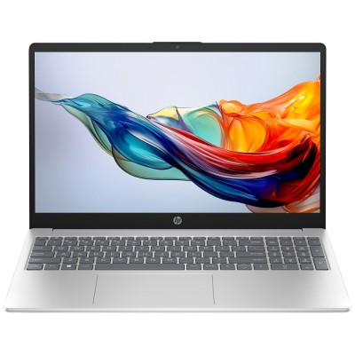 Ноутбук HP 15-fc0057ua 15.6" FHD IPS AG, AMD R5-7520U, 16GB, F1TB, UMA, DOS, сріблястий (D16DSEA)