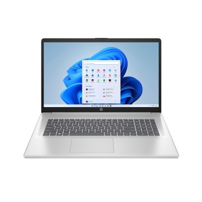 Ноутбук HP 17-cp2043ua 17.3" FHD IPS AG, AMD R3-7320U, 8GB, F512GB, UMA, Win11, сріблястий (D06HFEA)