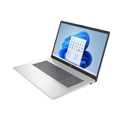 Ноутбук HP 17-cp2043ua 17.3" FHD IPS AG, AMD R3-7320U, 8GB, F512GB, UMA, Win11, сріблястий (D06HFEA)