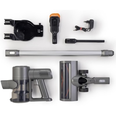 Пилосос Gorenje бездротовий, 95Вт, конт пил -0.5л, автон. робота до 60хв, HEPA, 2 в 1, підсвічування, індикатор, антрацит (SVC25