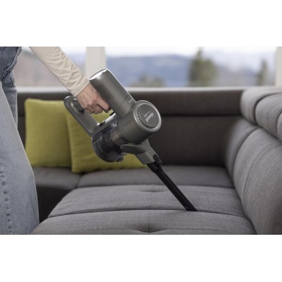 Пилосос Gorenje бездротовий, 95Вт, конт пил -0.5л, автон. робота до 60хв, HEPA, 2 в 1, підсвічування, індикатор, антрацит (SVC25