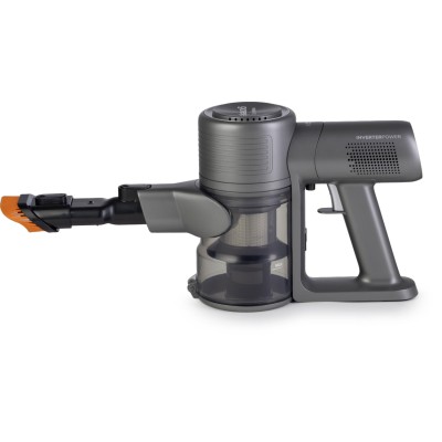 Пилосос Gorenje бездротовий, 95Вт, конт пил -0.5л, автон. робота до 60хв, HEPA, 2 в 1, підсвічування, індикатор, антрацит (SVC25