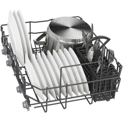 Посудомийна машина Siemens вбудована, 10компл., A+, 45см, дисплей, білий (SR63IX01KK)