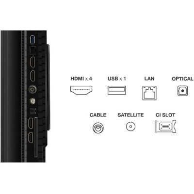 Телевізор 55" TCL QLED 4K 144Hz Smart Google TV Titan ONKYO sound (55T8C)