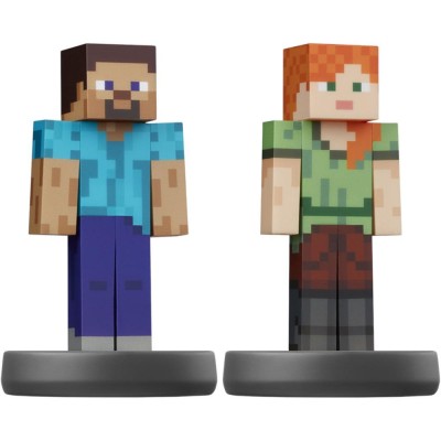 Фігурка Amiibo Minecraft Steve and Alex