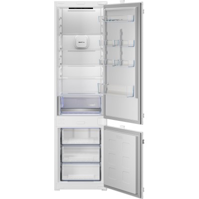 Холодильник Beko вбудований з нижн. мороз., 194x55x55, xолод.відд.-224л, мороз.відд.-76л, 2дв., D, NF, HarvestFresh, білий (B5BC