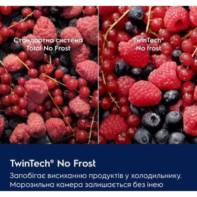 Холодильник Electrolux вбудований з нижн. мороз., 188.4x55х55, холод.відд.-213л, мороз.відд.-60л, 2дв., E, Combi, інв., диспл вн