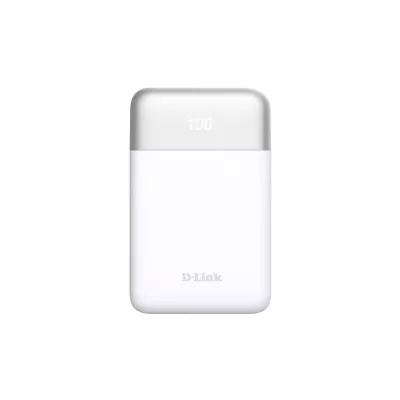 Акумулятор портативний літій-іонний Power Bank D-Link 10000мА*год 18Вт 1xUSB-A, 1xUSB-C, білий (DPP-101)