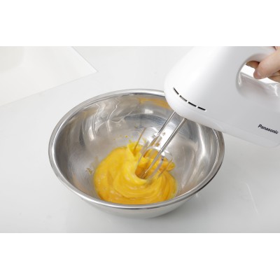 Міксер Panasonic ручний 175Вт, насадки-4, білий (MK-GH3WTQ)