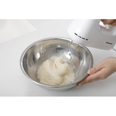 Міксер Panasonic ручний 175Вт, насадки-4, білий (MK-GH3WTQ)