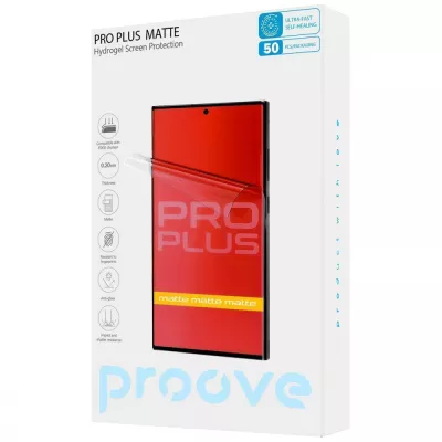 Захисна гідрогелева плівка Proove Hydrogel Screen Protection PRO PLUS Matte