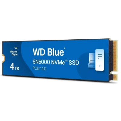 Накопичувач SSD WD M.2 4TB PCIe 4.0 Blue SN5000 (WDS400T4B0E)