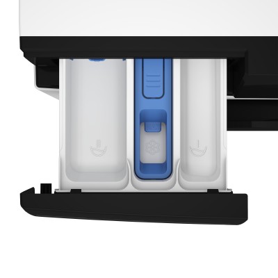 Пральна машина Beko фронтальна, 10кг, 1400, A, 58см, дисплей, інвертор, пара, білий (BM3WFU410415WPBB)