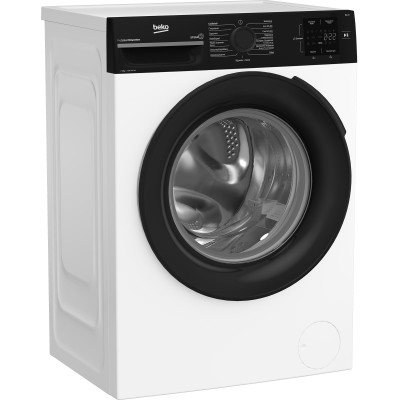 Пральна машина Beko фронтальна, 6кг, 1200, B, 45см, дисплей, інвертор, пара, білий (BM1WFSU36233WPBB)
