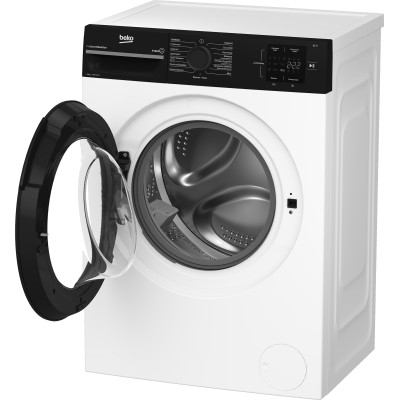 Пральна машина Beko фронтальна, 6кг, 1200, B, 45см, дисплей, інвертор, пара, білий (BM1WFSU36233WPBB)