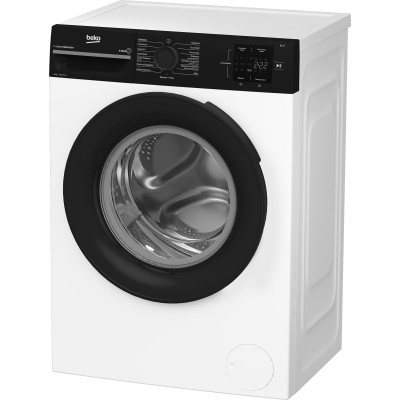 Пральна машина Beko фронтальна, 6кг, 1200, B, 45см, дисплей, інвертор, пара, білий (BM1WFSU36233WPBB)