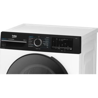 Пральна машина Beko фронтальна, 7кг, 1200, A, 50см, дисплей, інвертор, пара, білий (BM3WFSU47215WB)
