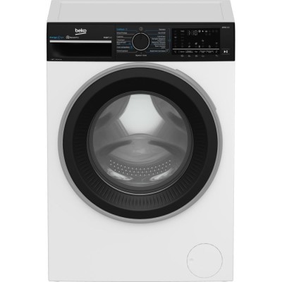 Пральна машина Beko фронтальна, 9кг, 1400, A, 55см, дисплей, пар, інвертор, WIFI, білий (B5WFU69415WPBB)