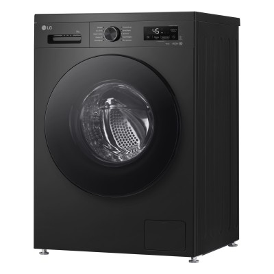 Пральна машина LG фронтальна, 9кг, 1400, A, 55см, дисплей, пара, інвертор, чорний (F4Y2VS5JE)