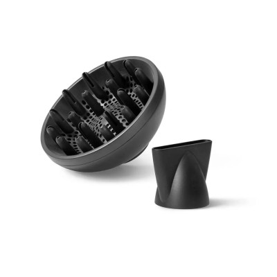 Фен Babyliss Cosmos, 2100Вт, 3 режими, іонізація, хол. обдув, 2 насадки, сірий (D580DE)