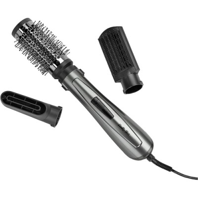 Фен-щітка Babyliss Xanadu, 1000Вт, 2 режими, хол. обдув, 2 насадки, сірий (AS261E)