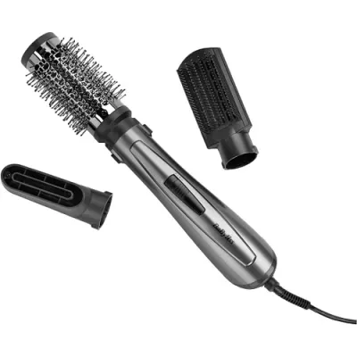 Фен-щітка Babyliss Xanadu, 1000Вт, 2 режими, хол. обдув, 2 насадки, сірий (AS261E)