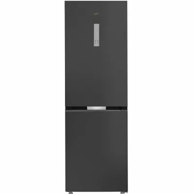 Холодильник Whirlpool з нижн. мороз., 186.5x60х66.3, холод.відд.-210л, мороз.відд.-104л, 2дв., А++, NF, дисплей, інв., зона нуль