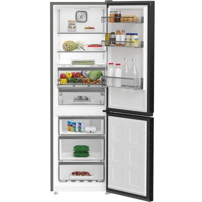 Холодильник Whirlpool з нижн. мороз., 186.5x60х66.3, холод.відд.-210л, мороз.відд.-104л, 2дв., А++, NF, дисплей, інв., зона нуль