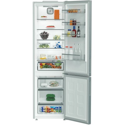 Холодильник Whirlpool з нижн. мороз., 203.5x60х66.3, холод.відд.-231л, мороз.відд.-104л, 2дв., А++, NF, інв., зона нульова, нерж