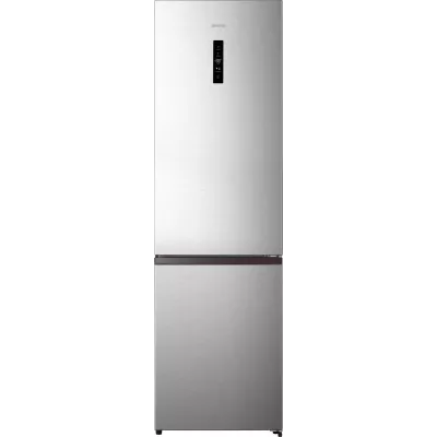 Холодильник з нижн. мороз. камерою Gorenje, 200х60х60см, 2 двері, 238(98)л, А+, NF+, Зона св-ті, Зовн. Дисп, сірий (NRK620EAXL4)