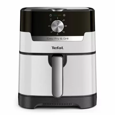 Мультипіч Tefal EasyFry&Grill, 1550Вт, чаша-4.2л, механічне керув., від 80°C до 200°C, пластик, чорний-світло-сірий (EY501A10)