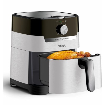 Мультипіч Tefal EasyFry&Grill, 1550Вт, чаша-4.2л, механічне керув., від 80°C до 200°C, пластик, чорний-світло-сірий (EY501A10)