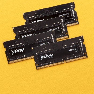 Пам'ять ноутбука Kingston DDR4 64GB KIT (32GBx2) 3200 FURY Impact (KF432S20IBK2/64)