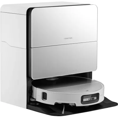 Робот-пилосос Roborock Saros 10, h=4.9см, вологе прибирання, конт пил -0.27л, автон. робота до 220хв, Wi-Fi, станція самоочищ., 