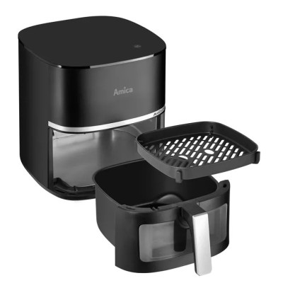 Мультипіч Amica 1600Вт, чаша-5.2л, сенсорне управл., 10 авто. программ, пластик, чорний (AFM5020)