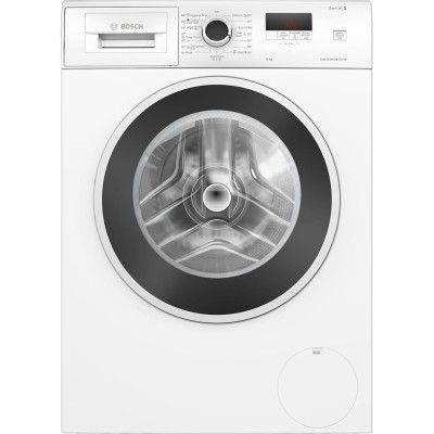 Пральна машина Bosch фронтальна, 8кг, 1200, A, 59см, дисплей, білий (WGE03200BY)