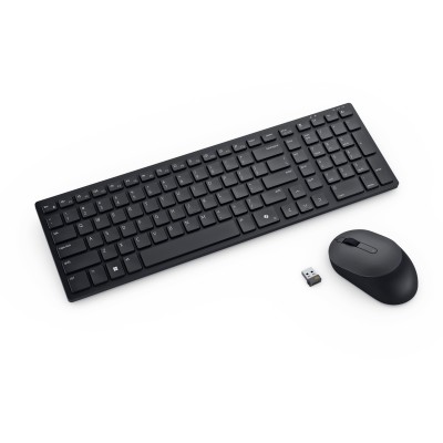 Клавіатура Dell Pro Compact Silent Keyboard and Mouse - KM555 - Ukrainian (580-BBWJ)