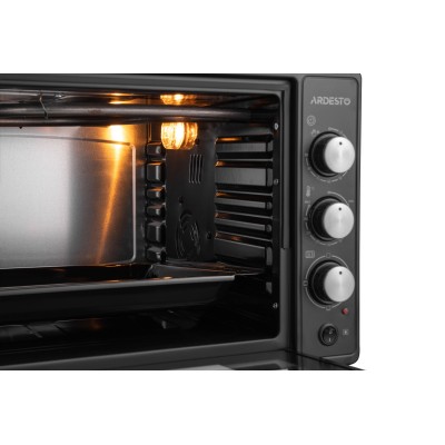 Піч електрична ARDESTO, 40л, 1300Вт, механіч., конвекція, чорний (MEO-N40CB)