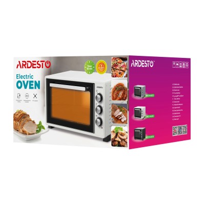 Піч електрична ARDESTO, 40л, 1300Вт, механіч., конвекція, чорний (MEO-N40CB)