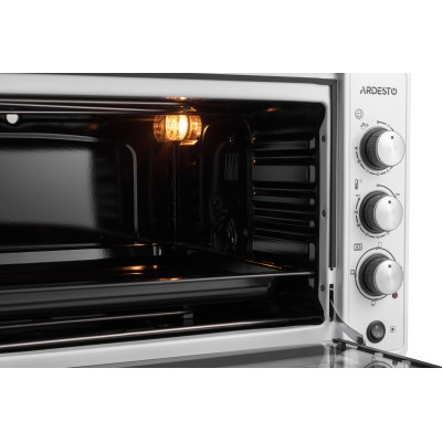 Піч електрична ARDESTO, 48л, 1700Вт, механіч., конвекція, подвійне скло, білий (MEO-N48CW)