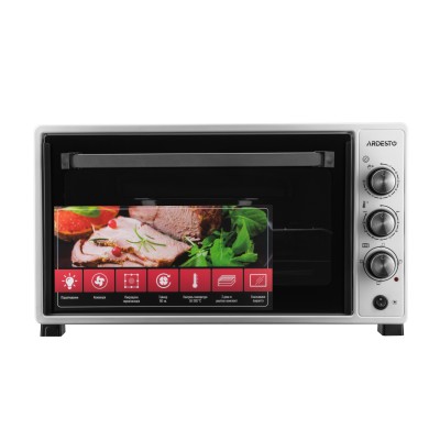 Піч електрична ARDESTO, 48л, 1700Вт, механіч., конвекція, подвійне скло, білий (MEO-N48CW)
