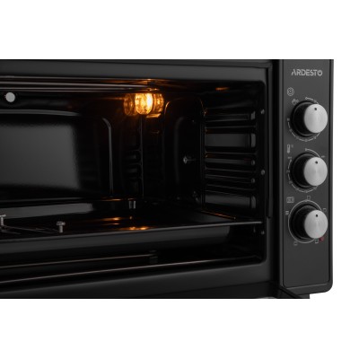 Піч електрична ARDESTO, 48л, 1700Вт, механіч., рожен, чорний (MEO-N48RB)