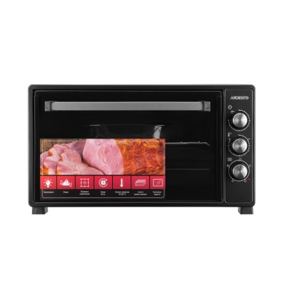Піч електрична ARDESTO, 48л, 1700Вт, механіч., рожен, чорний (MEO-N48RB)