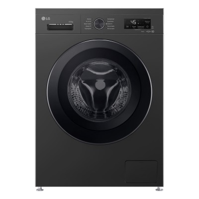Пральна машина LG фронтальна, 6.5кг, 1200, В, 44см, дисплей, пара, інвертор, чорний (F2Y2WS6JE)