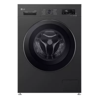 Пральна машина LG фронтальна, 6.5кг, 1200, В, 44см, дисплей, пара, інвертор, чорний (F2Y2WS6JE)