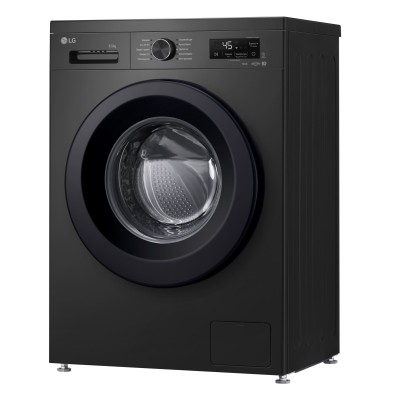 Пральна машина LG фронтальна, 6.5кг, 1200, В, 44см, дисплей, пара, інвертор, чорний (F2Y2WS6JE)